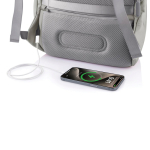 Anti-theft laptop backpack with RFID pockets, 15.6” black colour tenth view