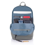 Anti-theft laptop backpack with RFID pockets, 15.6” grey colour