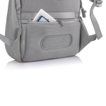 Anti-theft laptop backpack with RFID pockets, 15.6” grey colour