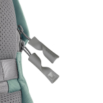 Anti-theft laptop backpack with RFID pockets, 15.6” mint green colour view 12