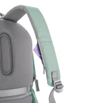 Anti-theft laptop backpack with RFID pockets, 15.6” mint green colour view 13