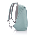 Anti-theft laptop backpack with RFID pockets, 15.6” mint green colour fourth view