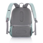 Anti-theft laptop backpack with RFID pockets, 15.6” mint green colour sixth view