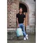 Anti-theft laptop backpack with RFID pockets, 15.6” mint green colour ambient view 2