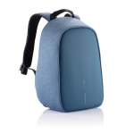 Small anti-theft laptop backpack for employees, 13.3” blue colour