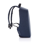 Small anti-theft laptop backpack for employees, 13.3” navy-blue colour