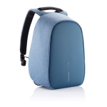Recycled anti-theft backpack for 15.6” laptop blue colour