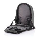 Recycled anti-theft backpack for 15.6” laptop grey colour