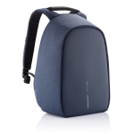Recycled anti-theft backpack for 15.6” laptop navy-blue colour