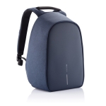 Large anti-theft laptop backpack for employees, 17” navy-blue colour