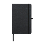 Lined notebook with soft-touch cover made of recycled PU, A5