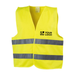 Polyester vest for high visibility security main view