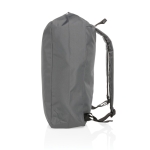 Recycled roll-top backpack with AWARE™ dark grey colour