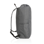 Recycled roll-top backpack with AWARE™ dark grey colour