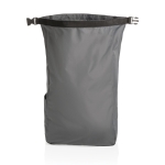 Recycled roll-top backpack with AWARE™ dark grey colour