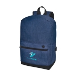 Backpack with USB port and padding for 15.6'' laptop navy-blue colour