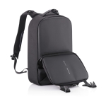Work and gym backpack with RFID and anti-theft protection black colour