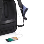 Work and gym backpack with RFID and anti-theft protection black colour