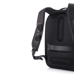 Work and gym backpack with RFID and anti-theft protection black colour