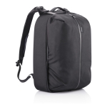 Work and gym backpack with RFID and anti-theft protection black colour