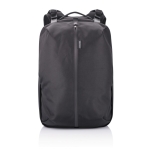 Work and gym backpack with RFID and anti-theft protection black colour