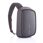 Anti-theft backpack with USB and RFID ports black colour