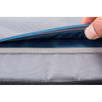 Anti-theft RPET sling bag with RFID pocket and USB port, AWARE™ grey colour view 13