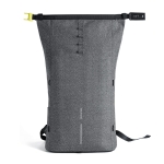 High-security backpack with cut-resistant fabric and RFID protection grey colour