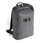 High-security backpack with cut-resistant fabric and RFID protection grey colour
