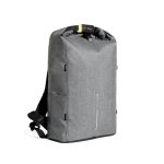 Anti-theft roll-top backpack with RFID, Urban Light grey colour