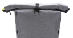 Anti-theft roll-top backpack with RFID, Urban Light grey colour