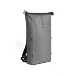 Anti-theft roll-top backpack with RFID, Urban Light grey colour