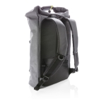 Anti-theft roll-top backpack with RFID, Urban Light grey colour
