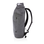 Anti-theft roll-top backpack with RFID, Urban Light grey colour