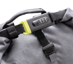 Anti-theft roll-top backpack with RFID, Urban Light grey colour