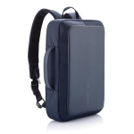Anti-theft backpack briefcase for 15.6” laptops dark blue colour