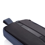 Anti-theft backpack briefcase for 15.6” laptops dark blue colour
