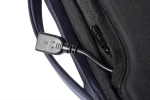 Anti-theft backpack briefcase for 15.6” laptops dark blue colour
