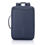 Anti-theft backpack briefcase for 15.6” laptops dark blue colour