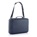Anti-theft backpack briefcase for 15.6” laptops dark blue colour