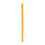 Set of 5 pencils with fluorescent barrel and logo, HB Fluor orange colour