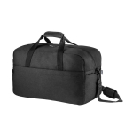 Branded sports bag made from recycled plastic, RPET Urban dark grey colour third view