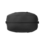 Branded sports bag made from recycled plastic, RPET Urban dark grey colour seventh view