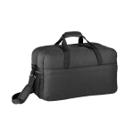Branded sports bag made from recycled plastic, RPET Urban dark grey colour