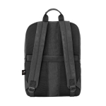 Recycled laptop backpack with padded pockets, 15.6'' dark grey colour second view