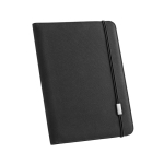 Document folder with elastic closure & compartments black colour