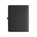 Folder with wireless charger, notepad, A5 black colour second view