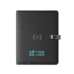 Folder with wireless charger, notepad, A5 main view
