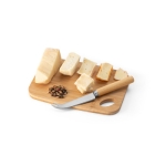Chopping board with a small cheese knife, Gruyere natural colour fourth view