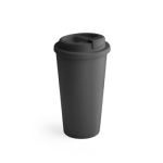 Double-walled coffee mug to go made of PP, 500ml